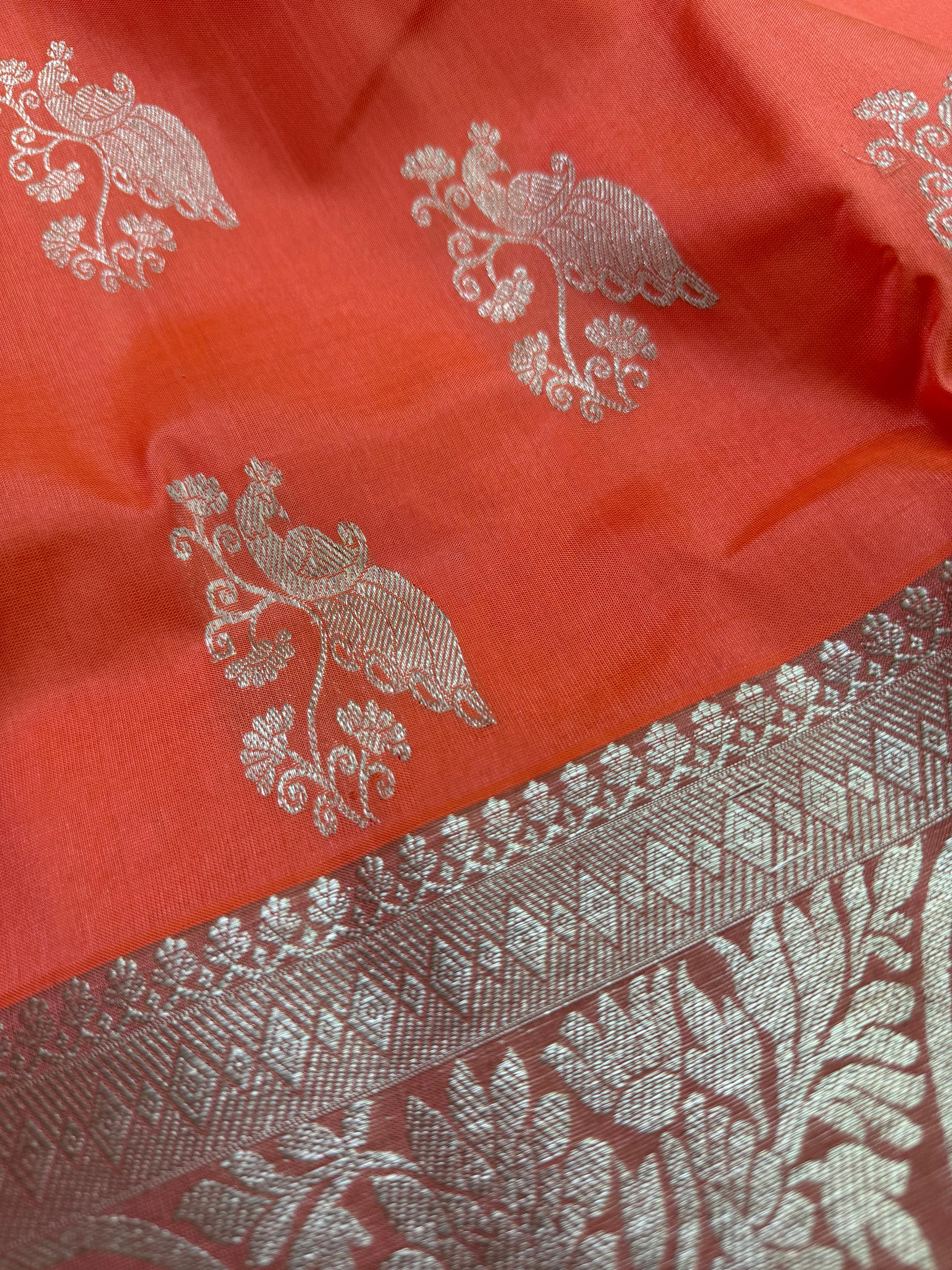 Vihangika Dual Tone Purple Saree